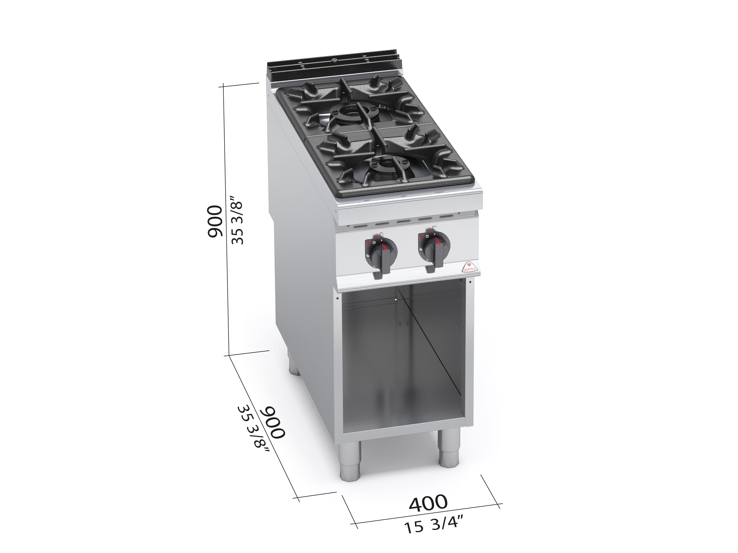 HORNO DE GAS + COCINA 2 FUEGOS AIRMEC