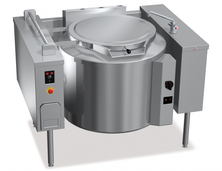 200 L GAS TILTING BOILING PAN WITH DIRECT HEATING