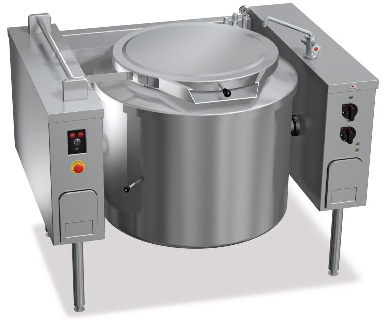 200 L EL. TILTING BOILING PAN WITH INDIRECT HEATING