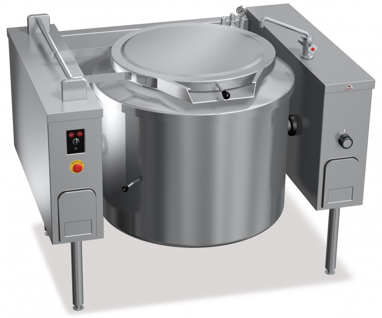 200 L TILTING BOILING PAN WITH INDIRECT STEAM HEATING