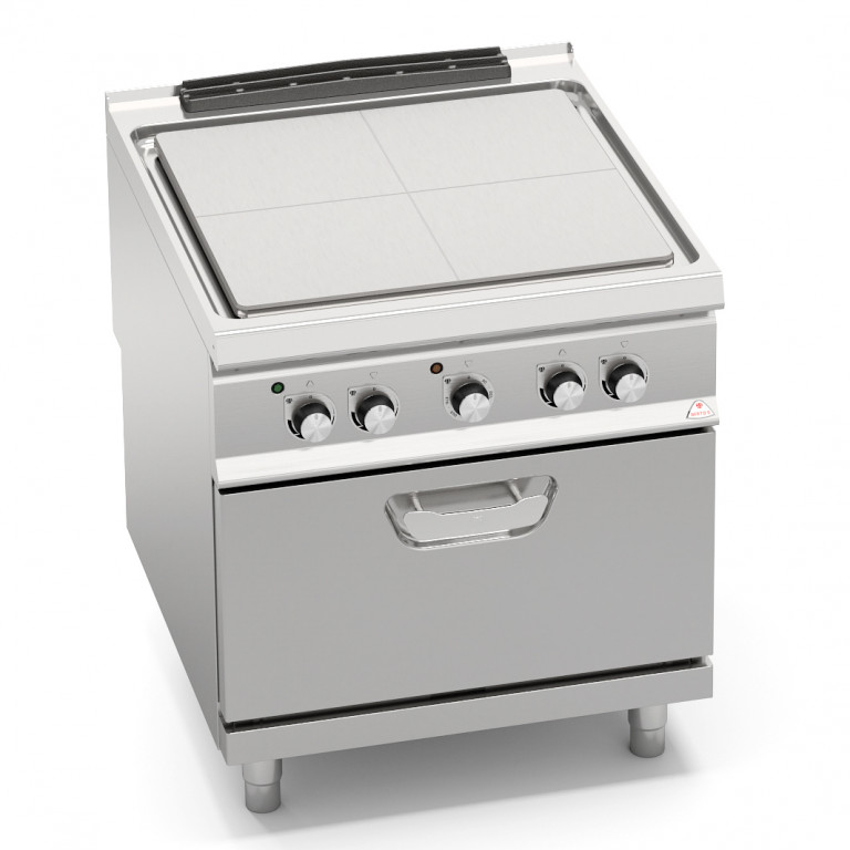 ELECTRIC RADIANT HOTPLATE WITH 1/1 ELECTRIC OVEN