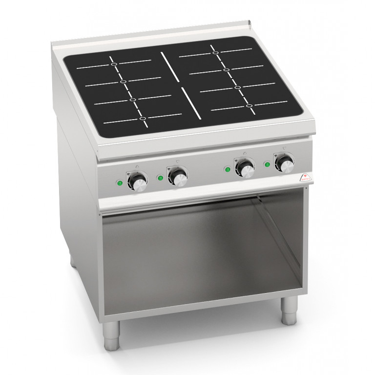 INDUCTION RADIANT HOTPLATE ON CABINET