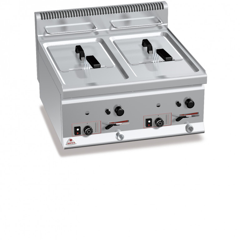 GAS FRYER (COUNTER TOP) - SINGLE TANK 8 +8 L