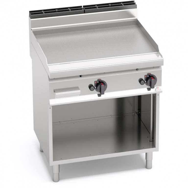 SMOOTH GAS GRIDDLE WITH CABINET