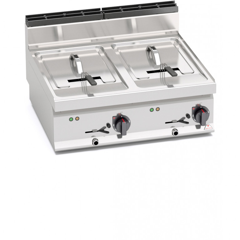 ELECTRIC FRYER (COUNTER TOP) - TWIN TANK 10+10 L