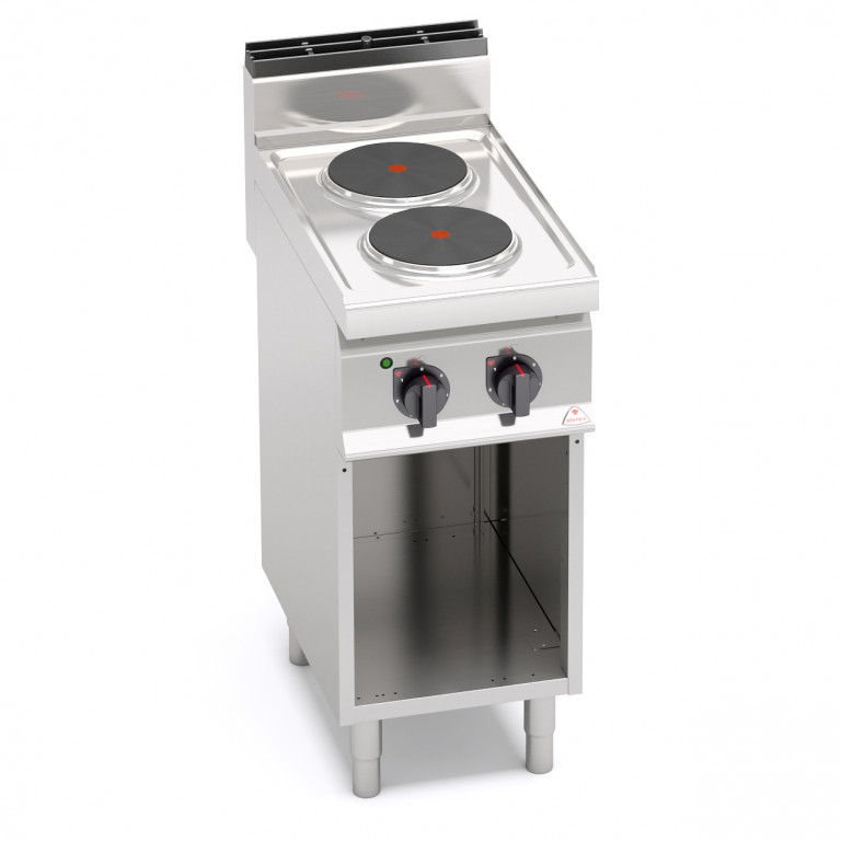 2 ROUND PLATE ELECTRIC STOVE WITH CABINET
