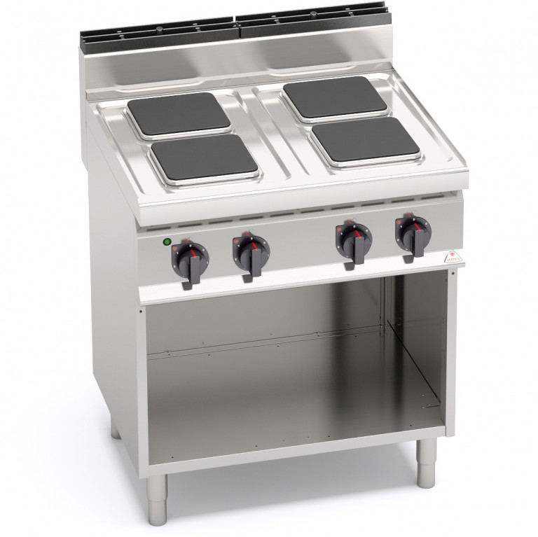 4 SQUARE PLATE ELECTRIC STOVE WITH CABINET
