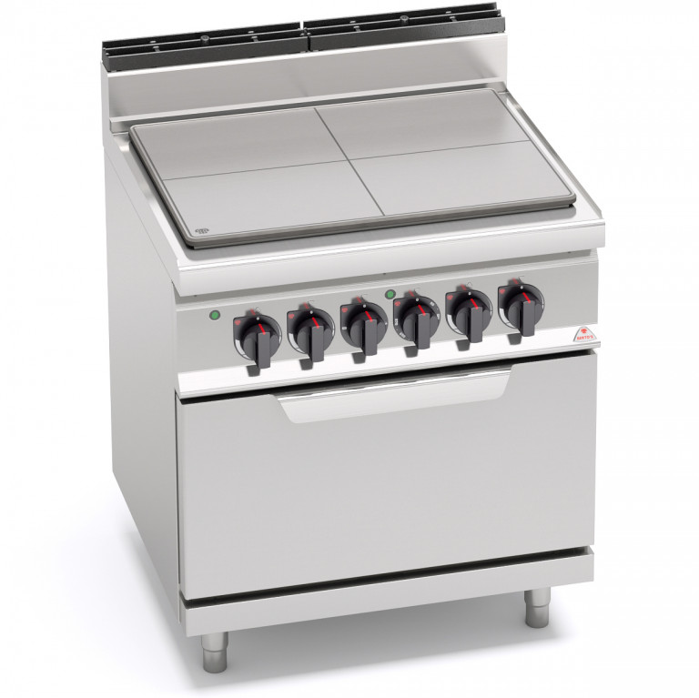 SOLID ELECTRIC TOP WITH 2/1 ELECTRIC OVEN
