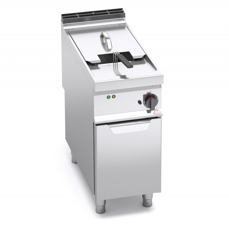 22 L ELECTRIC FRYER ON CABINET