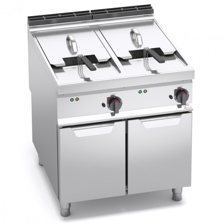 FRITEUSE ÉLECTRIQUE 22+22 LITRES SUR MEUBLE