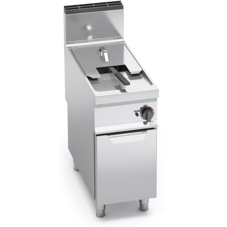 INDIRECT GAS FRYER ON CABINET - SINGLE TANK 18 L