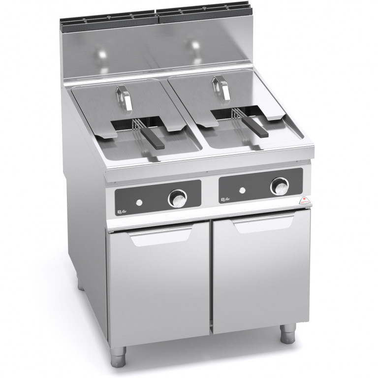 INDIRECT GAS FRYER - SINGLE TANK 18+18 LITERS (BFLEX CONTROLS)