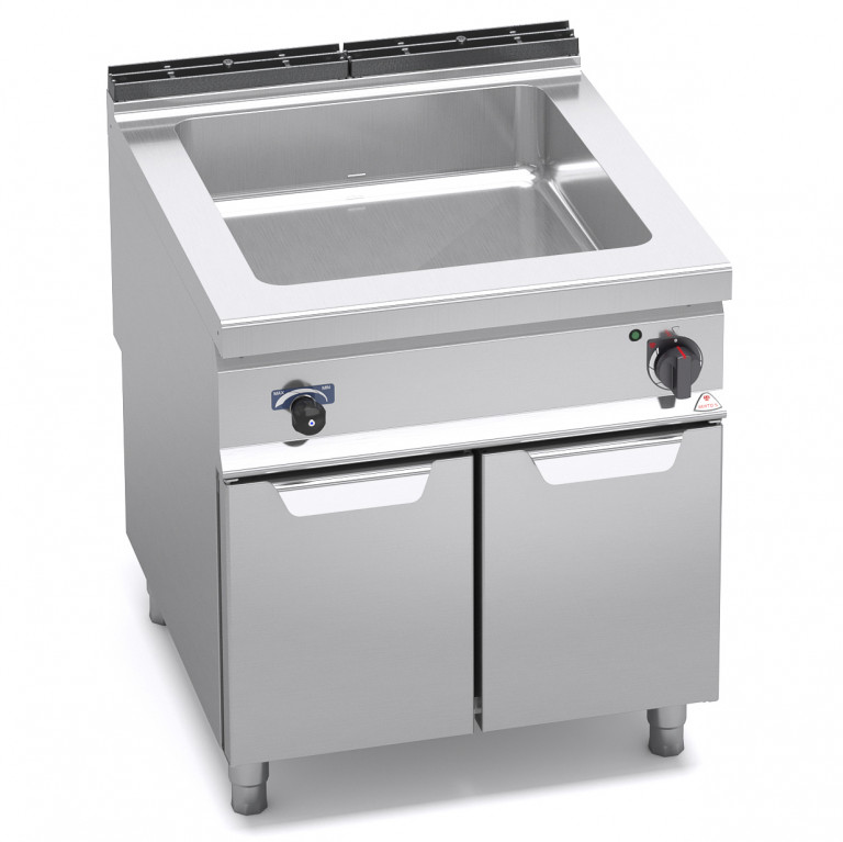 2 x 1/1 GN ELECTRIC BAIN MARIE ON CABINET