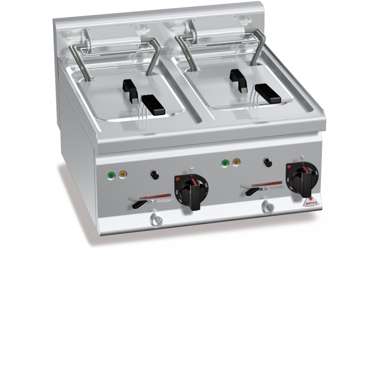 ELECTRIC FRYER (COUNTER TOP) - SINGLE TANK 10 + 10 L