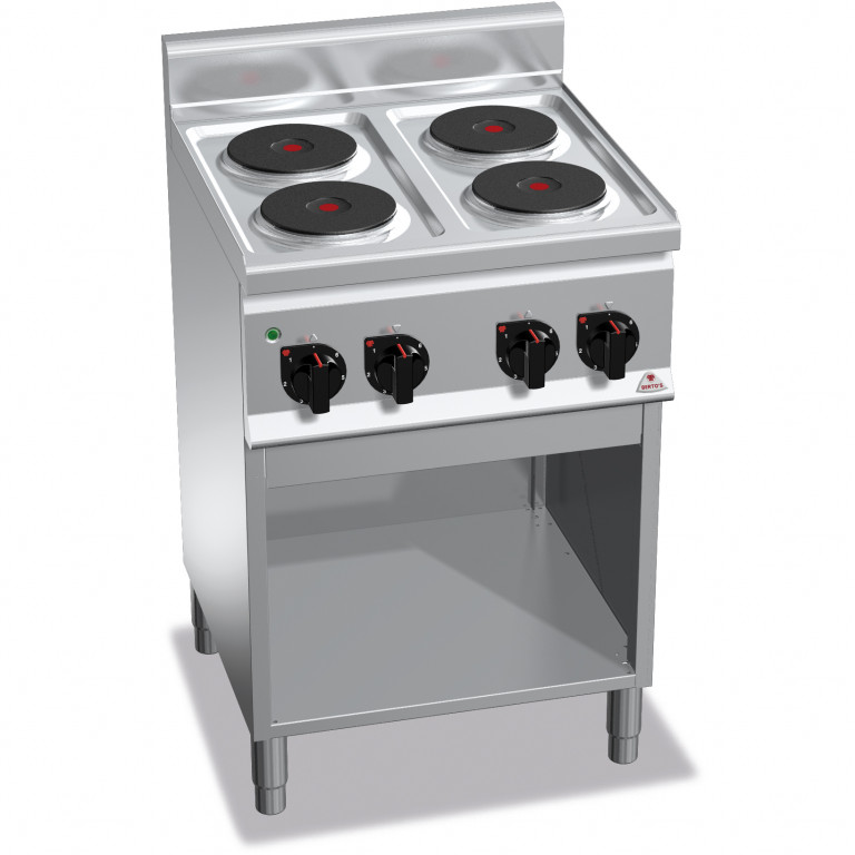 4 ROUND PLATE ELECTRIC STOVE WITH CABINET