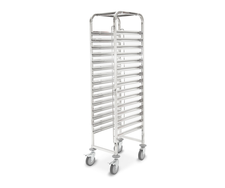 TROLLEY WITH GN TRAY RACK