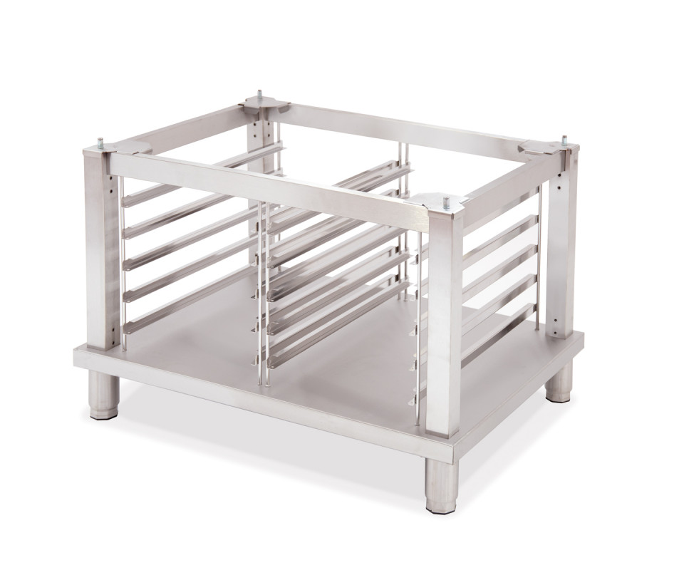 SUPPORT BAS POUR FOUR AVEC PORTE-PLAQUES 60X40