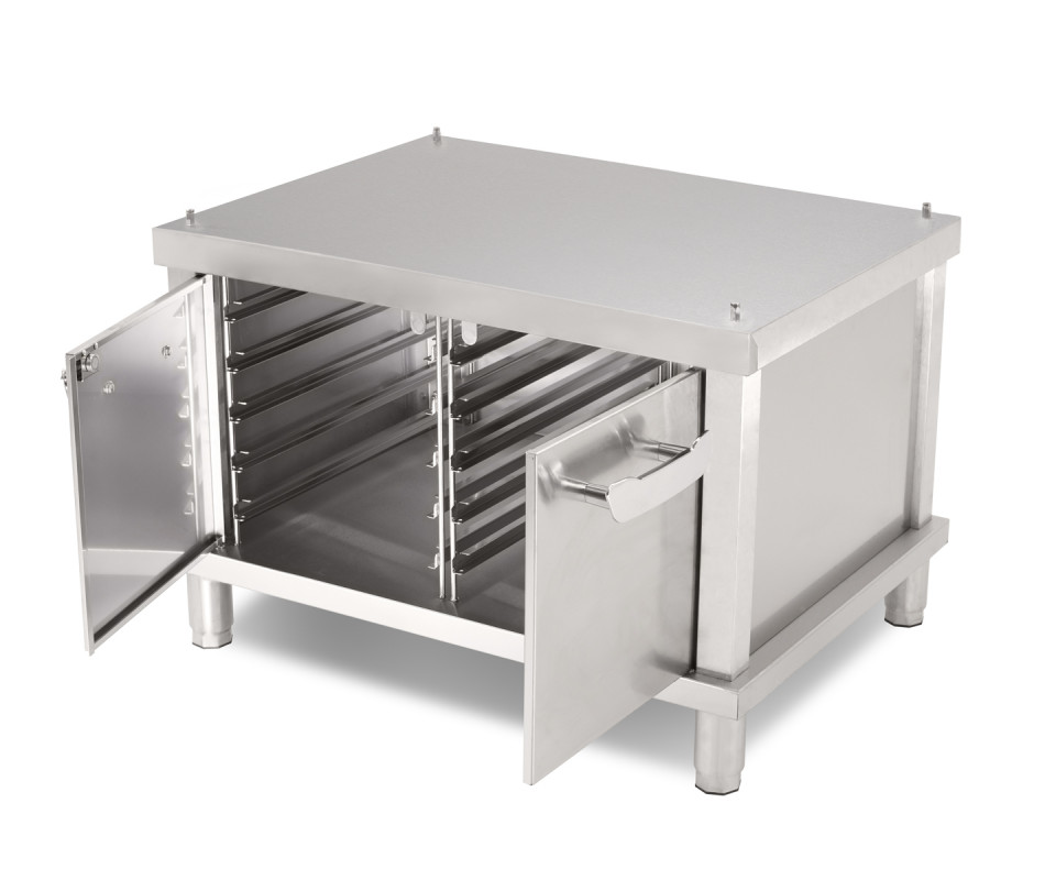 SMALL STAND - CLOSED ON THREE SIDES WITH 60X40 TRAY RACKS