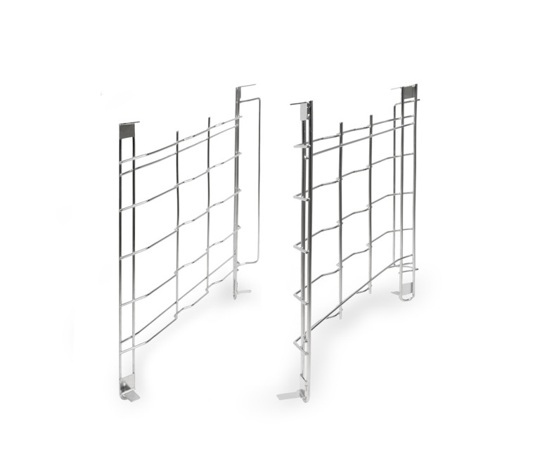 ROUNDED METAL TRAY RACK SET FOR 5 TRAYS 60X40