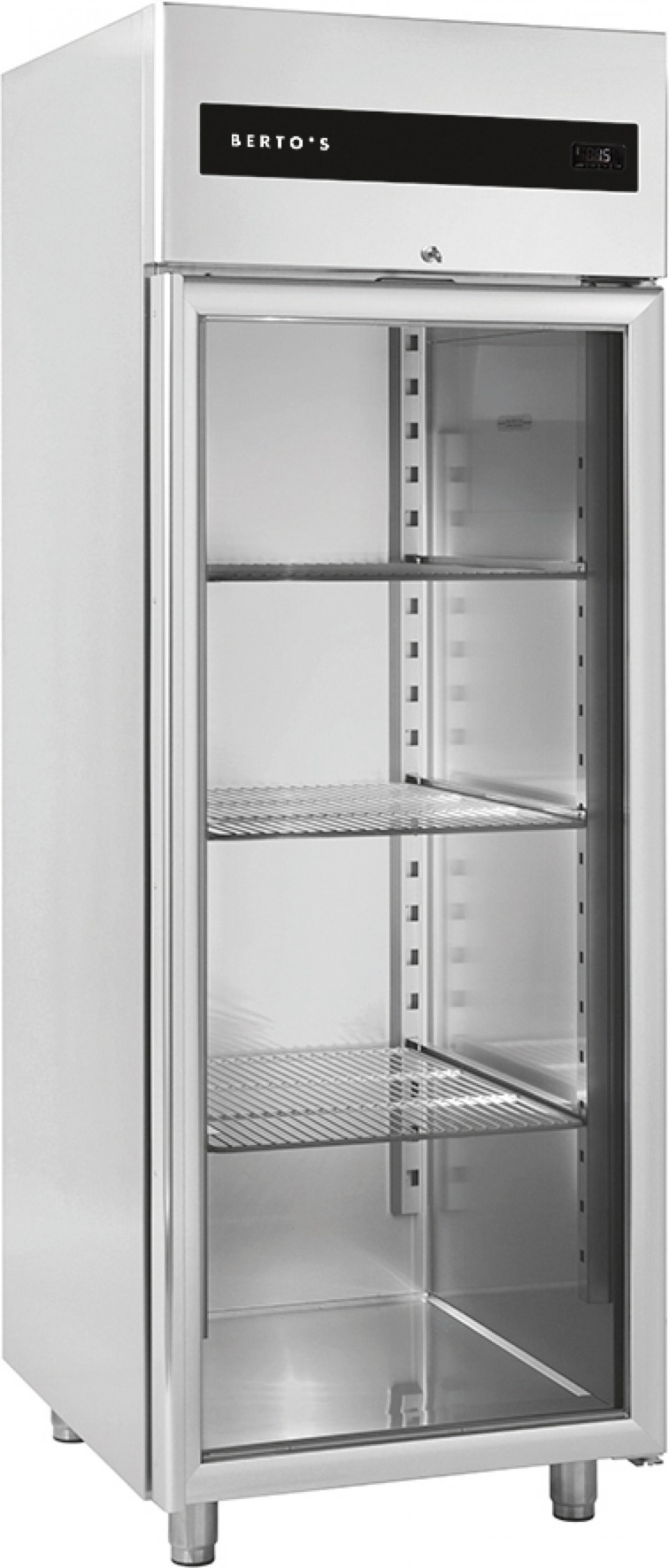 REFRIGERATED CABINET 700  -18-22°C GLASS DOOR