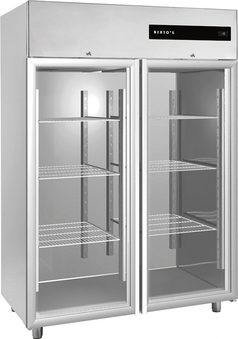 REFRIGERATED CABINET 1400  -2/+8°C - GLASS DOORS