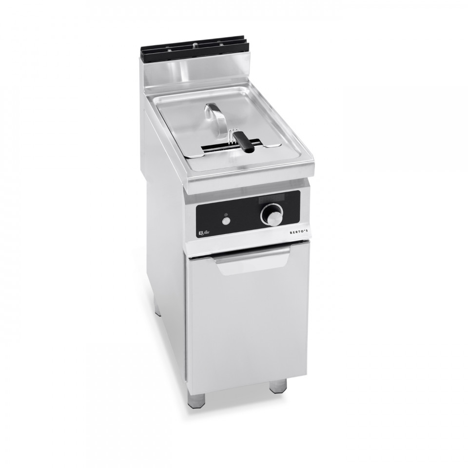 GAS FRYER WITH CABINET - SINGLE TANK 20 L (BFLEX CONTROLS)