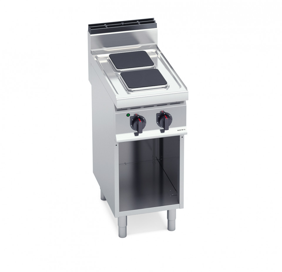 2 SQUARE PLATE ELECTRIC STOVE WITH CABINET