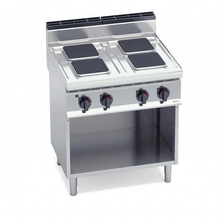 4 SQUARE PLATE ELECTRIC STOVE WITH CABINET