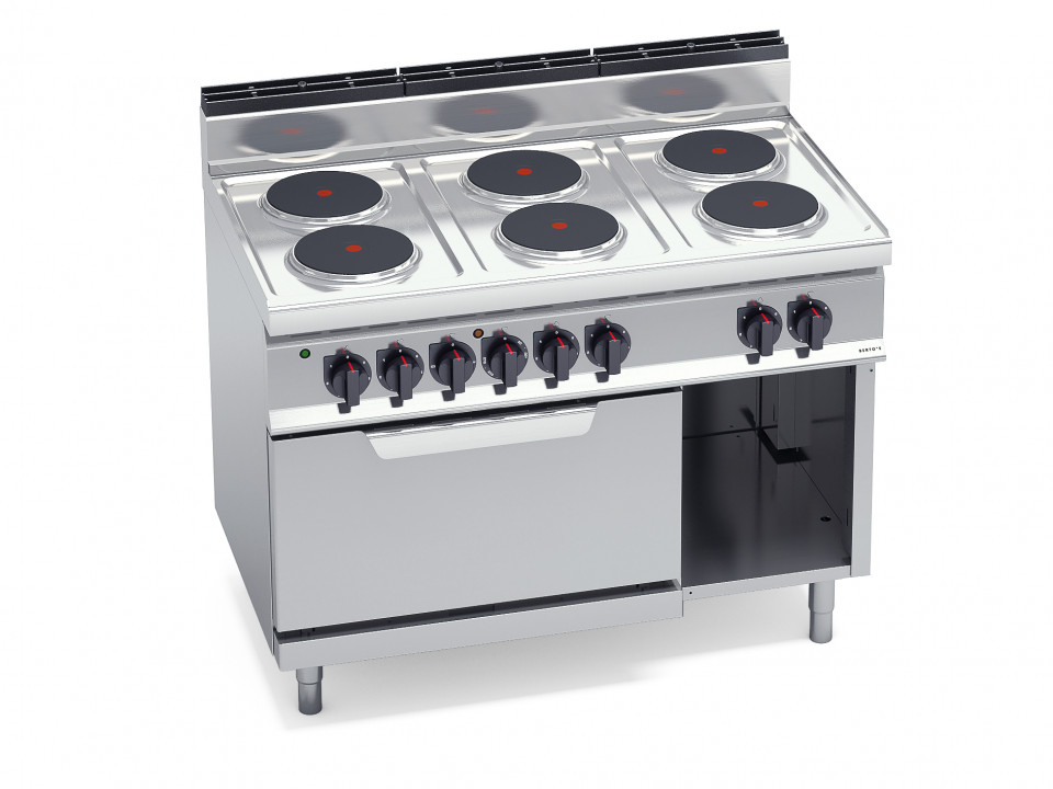 6 ROUND PLATE ELECTRIC STOVE WITH 2 1 ELECTRIC OVEN 18725000