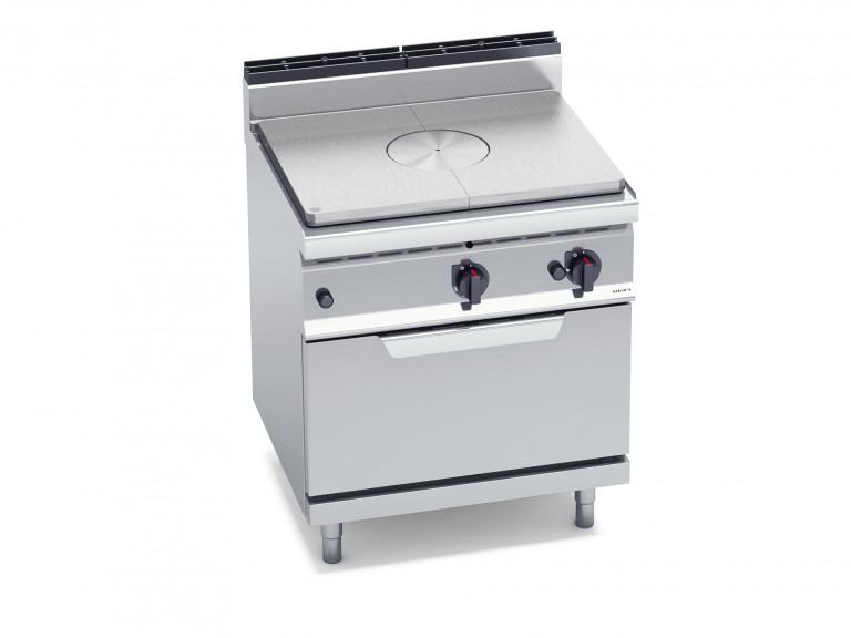 SOLID TOP WITH 2/1 GAS OVEN
