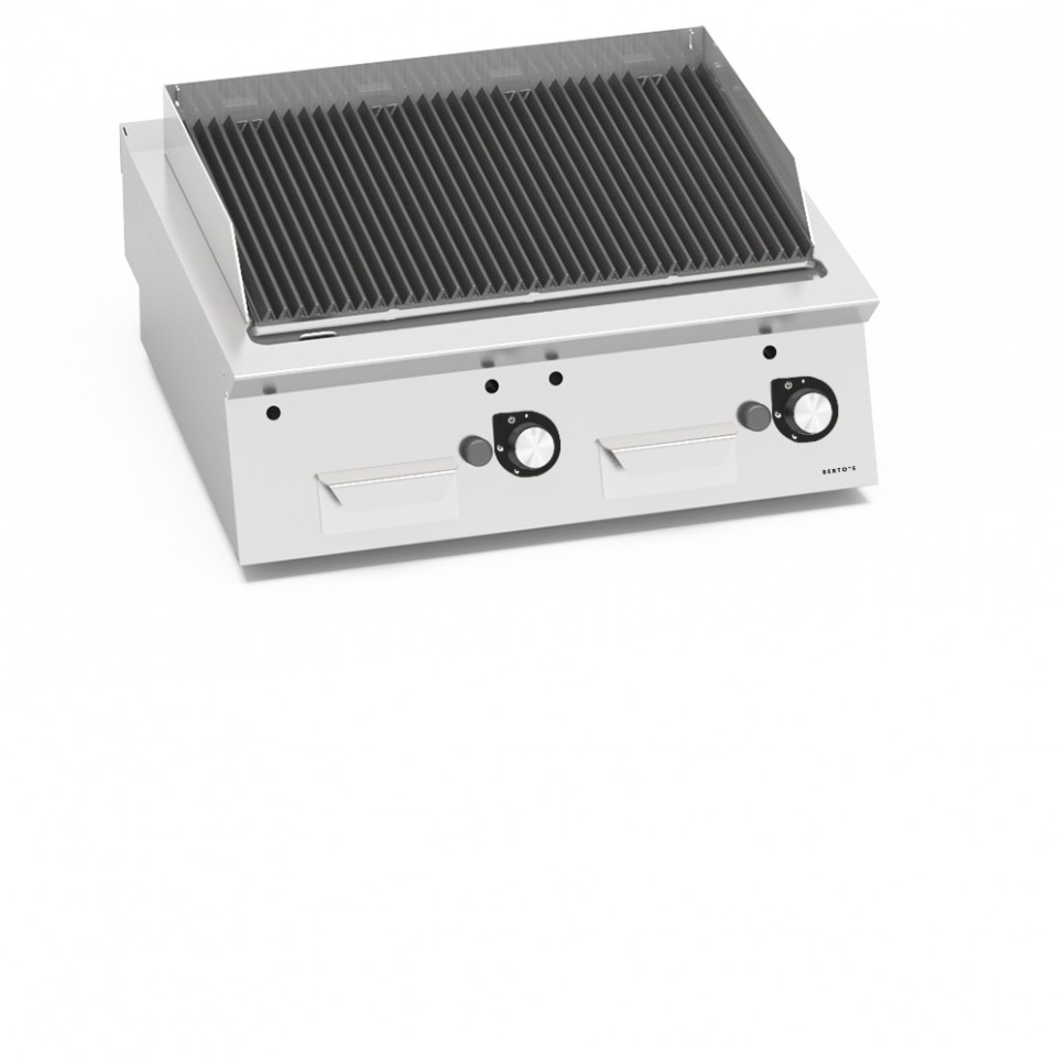 GRIGLIA PIETRA LAVICA A GAS TOP