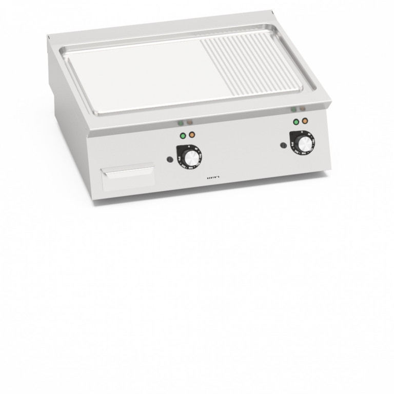 GRILLADE ÉLECTRIQUE LISSE/RAINURÉE (COMPOUND)