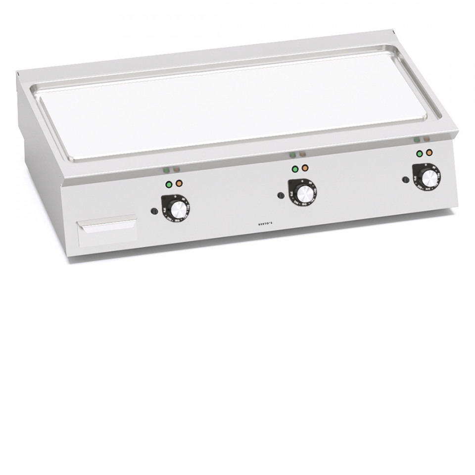 FRY TOP ELETTRICO LISCIO (COMPOUND)