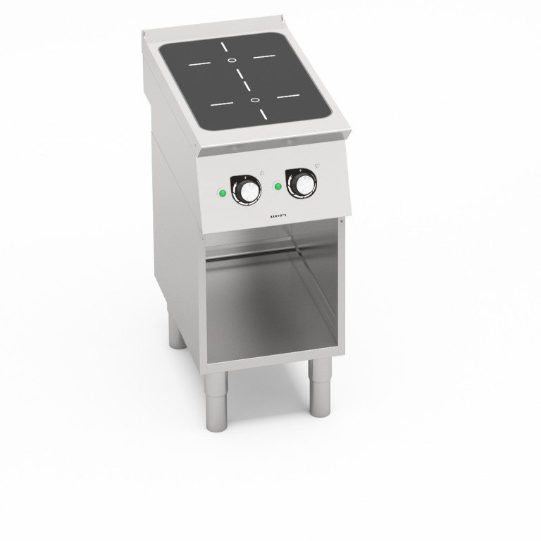Induction Cold Table 2-ZONES POWERED INDUCTION ON CABINET - 07736100 - Commercial kitchens ...