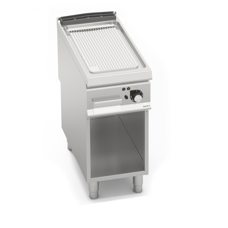 GROOVED ELECTRIC GRIDDLE (COMPOUND) WITH CABINET