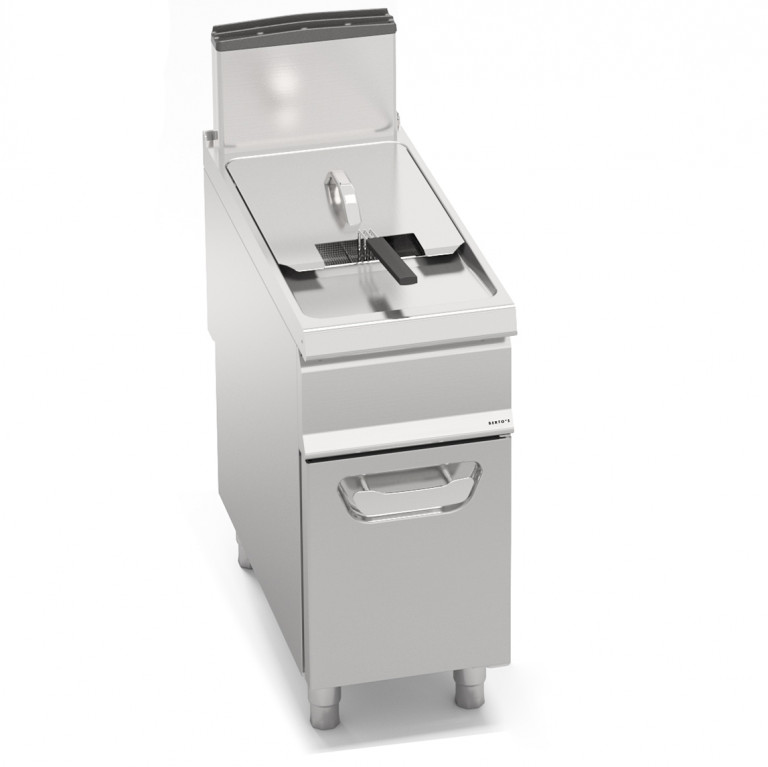 GAS FRYER WITH CABINET - SINGLE TANK 20 L