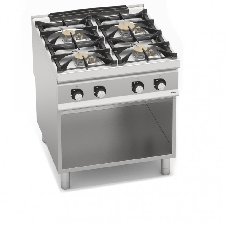 CUCINA A GAS 4 FUOCHI SU VANO