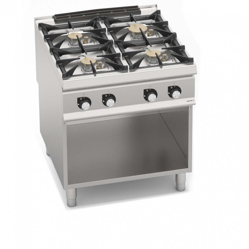 2-BURNERS GAS COOKER WITH CABINET