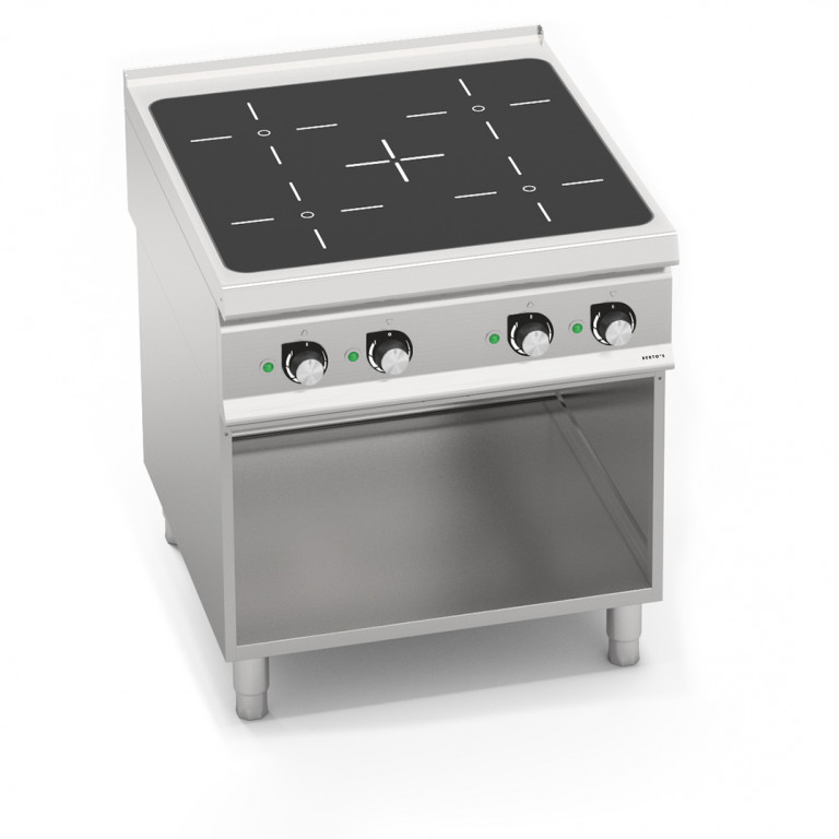 4-ZONE INDUCTION TOP ON CABINET