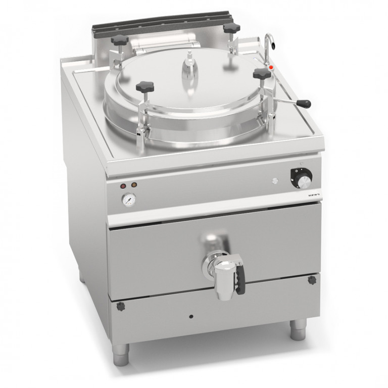 PENTOLA GAS RISCALDAMENTO INDIRETTO 150 L (AUTOCLAVE)