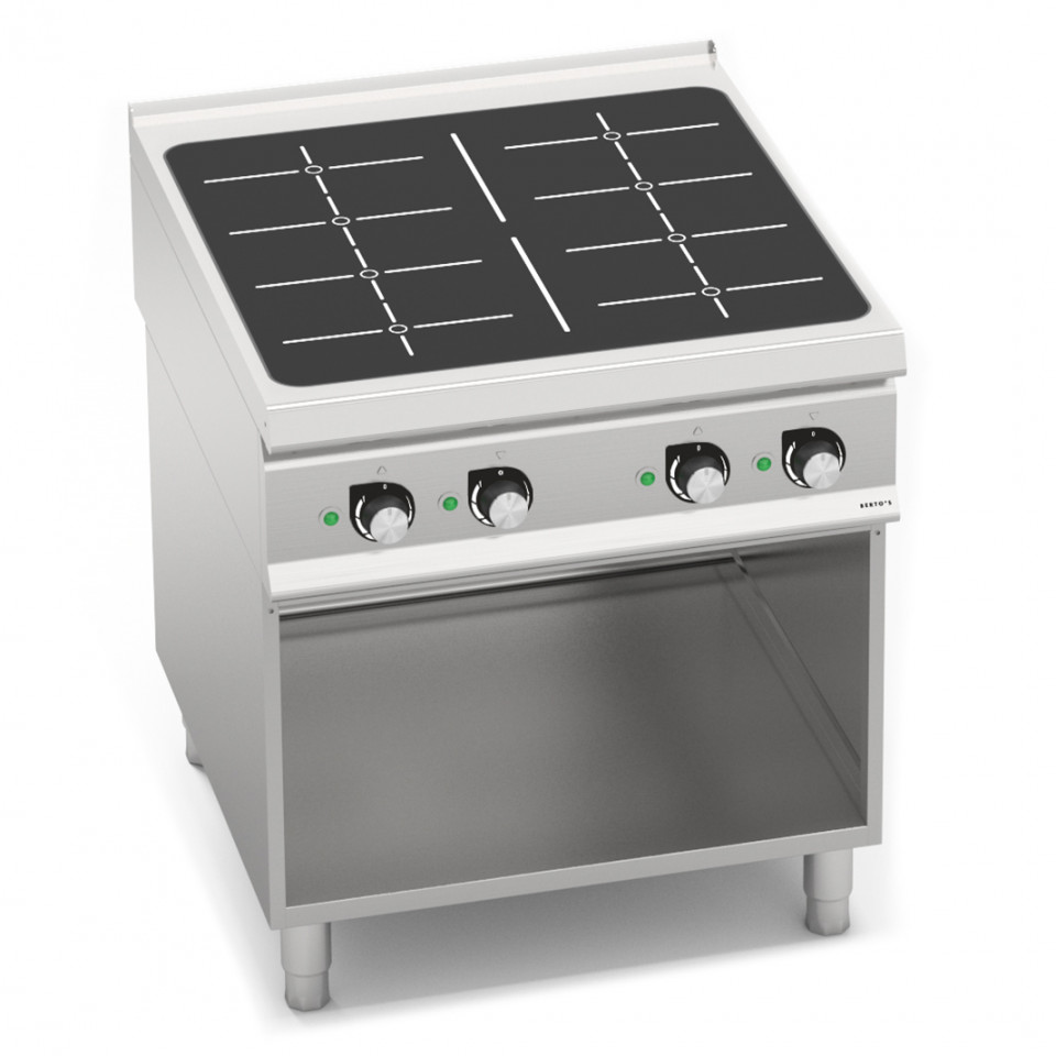 INDUCTION RADIANT HOTPLATE ON CABINET