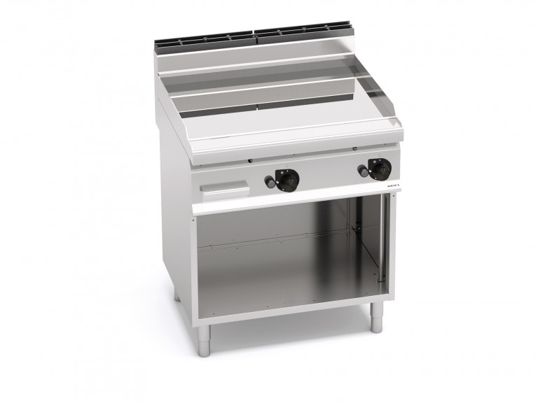 GRILLADE À GAZ - PLAQUE LISSE COMPOUND