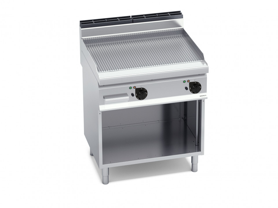 GROOVED ELECTRIC GRIDDLE WITH CABINET