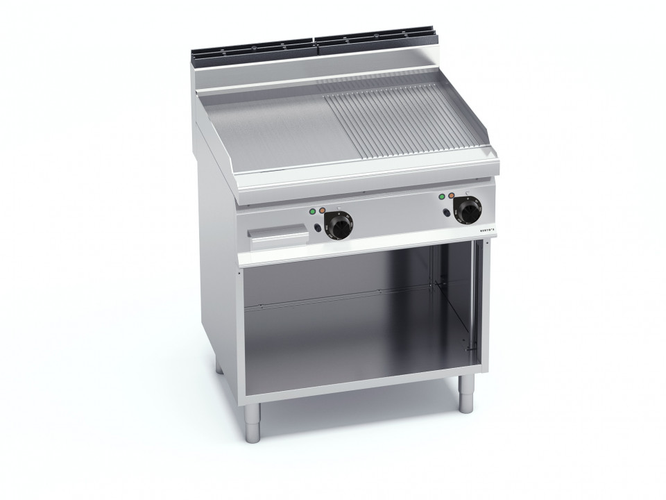 ЖАРОЧНАЯ ПОВЕРХНОСТЬ ЭЛЕКТРИЧЕСКАЯ СО СТОЛОМ - ГЛАДКОЙ И РИФЛЕНАЯ ПОВЕРХНОСТЬ