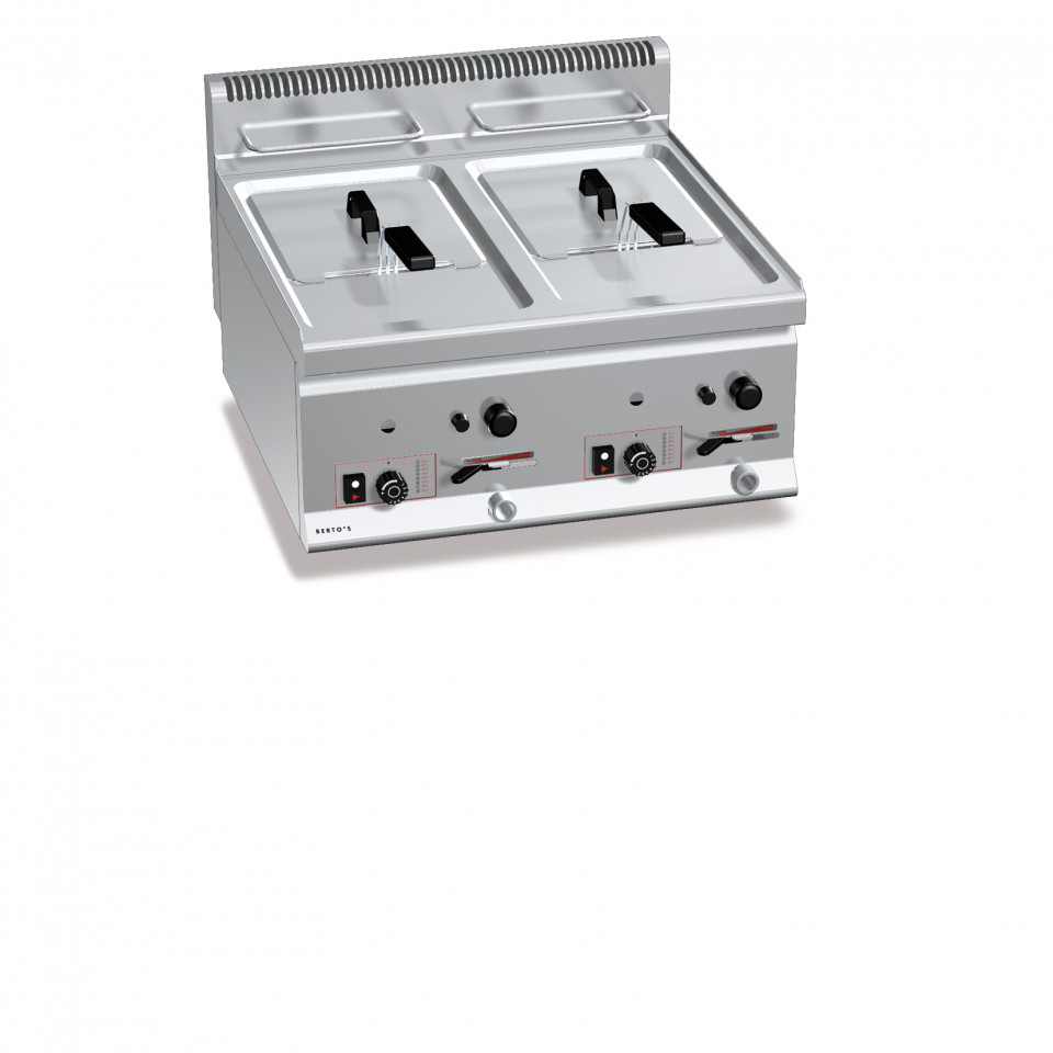 FRITEUSES À GAZ À POSER - 8 + 8 L