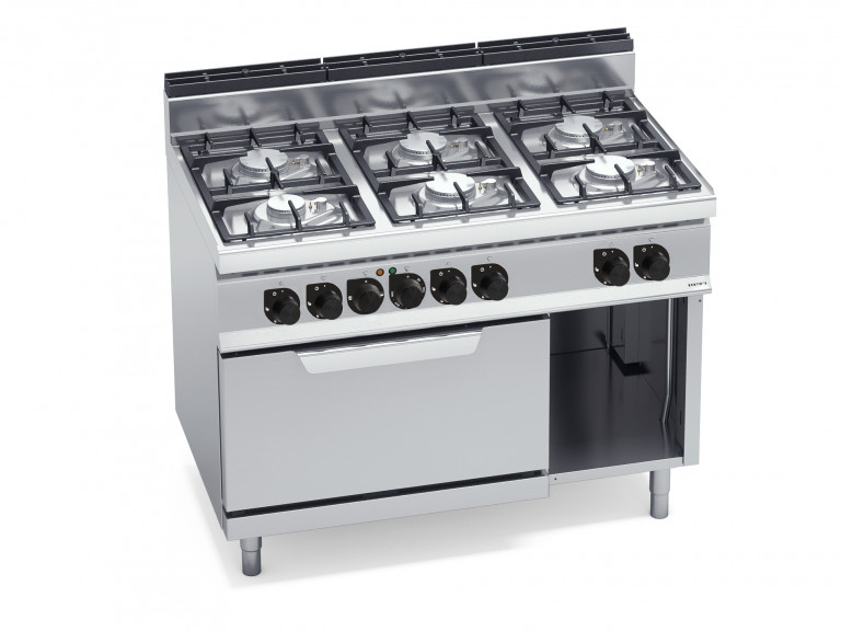 FOGÕES 6 BOCAS COM FORNO ELÉCTRICO 2/1