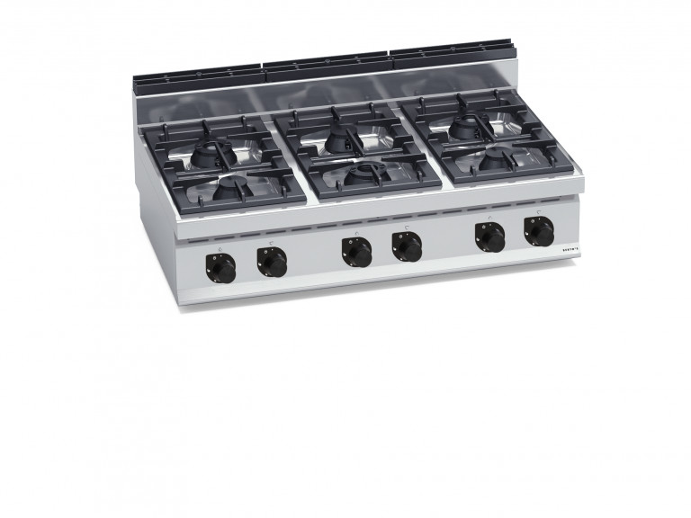 FOGÕES 6 BOCAS DE BANCADA