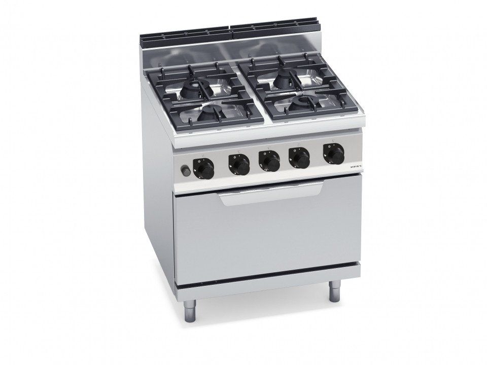 4-BURNER STOVE WITH 2/1 GAS OVEN 4-BURNER STOVE WITH 2/1 GAS OVEN
