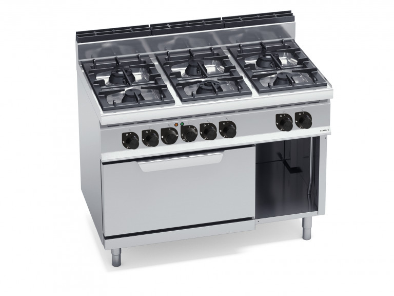 FOGÕES 6 BOCAS COM FORNO ELÉCTRICO 2/1