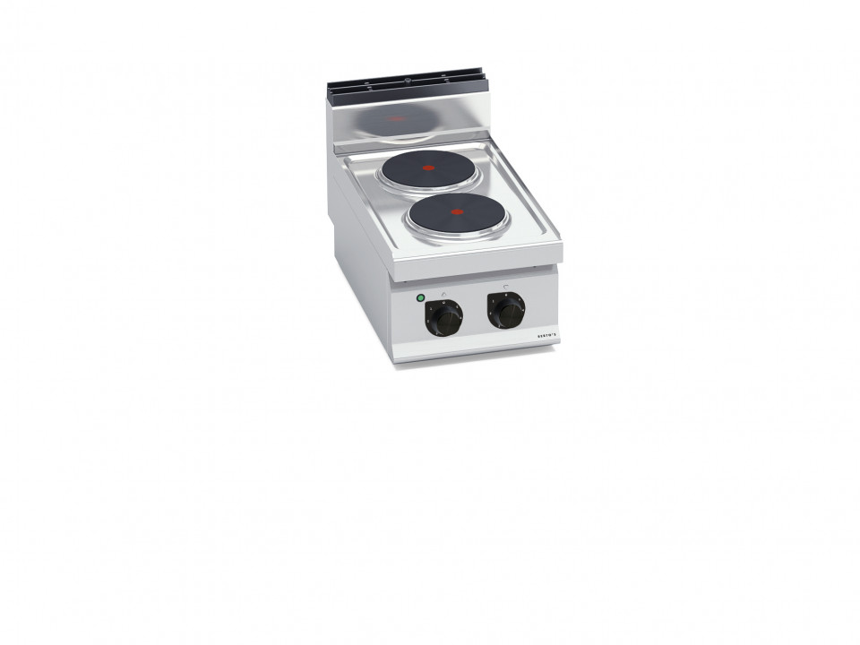 CUISINIÈRE ÉLECTRIQUE 2 PLAQUES RONDES À POSER